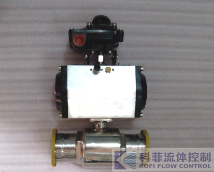 气动不锈钢卡盘式卫生级球阀
