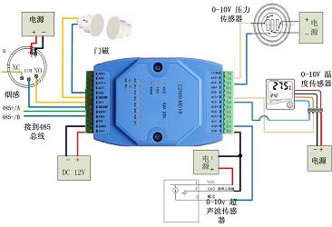 加强型电压10V转485、0-10V电压环采集器