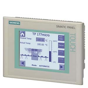 西门子6AV6640-0CA11-0AX1，触摸式面板 TP 177MICRO