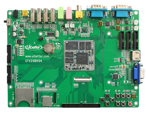 友坚三星UTV210BV04评估板 高端ARM Cortex-A8评估板