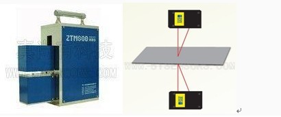 激光位移 ZLDS100测量往复铁块的位移