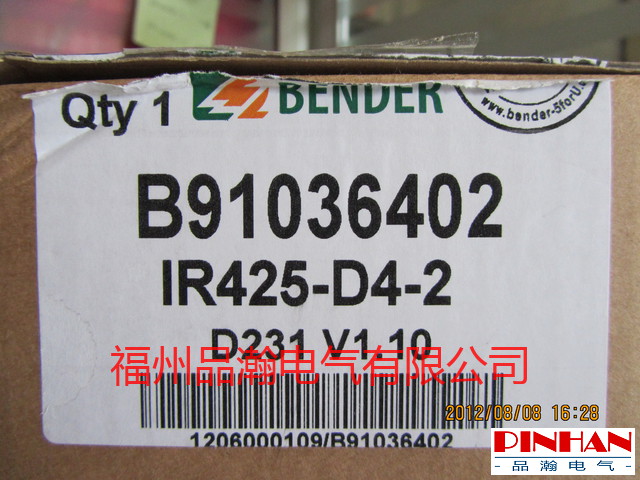 BENDER	绝缘监测器	IR425-D4-1