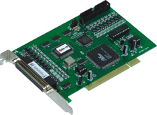1路DA输出，1路PWM脉宽调制输出的ADT-853基于PCI总线2轴激光控制卡