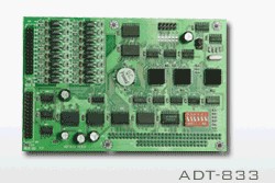 可用作各轴的原点和左右限位的ADT-833基于PC104总线的6轴运动控制卡
