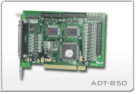 运动中可实时读取逻辑位置、实际位置、驱动速度、加速度、驱动状态的ADT-850基于PCI总线4轴运动控制卡