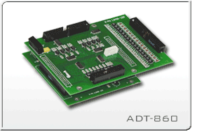任意两轴、三轴直线插补、任意两轴圆弧插补,连续插补的ADT-860 基于PC104总线的4轴运动控制卡
