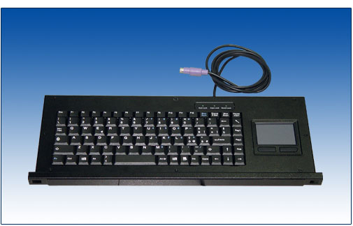 ACS-2188 88键工业级抽屉键盘(带触摸鼠标板)