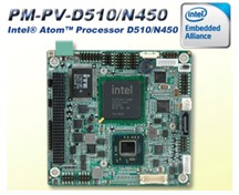 威强推出低功耗高性能单板电脑—PM-PV-D510/N450