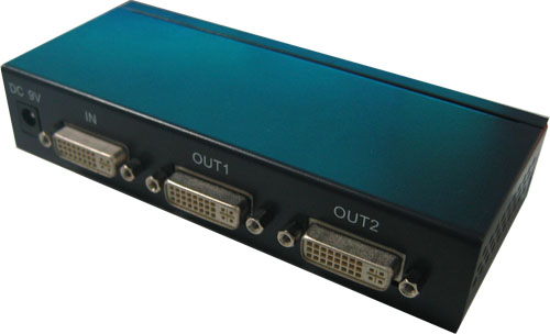 DVISP102A2端口DVI分配器