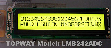 LCD液晶显示模块LMB242A