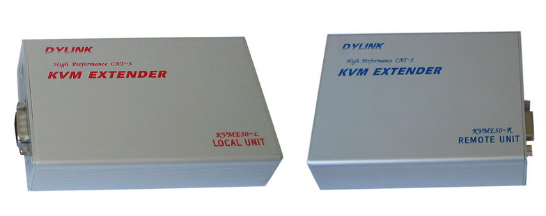 鼠标键盘显示器(KVM)延长器KVME50L/R50米
