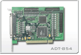ADT-854 基于PCI总线的4轴运动控制卡