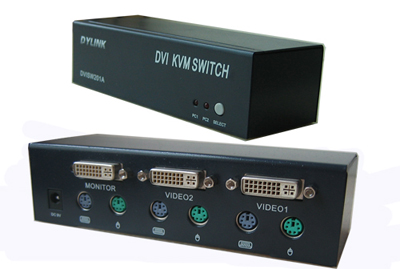 DVI切换器, DVISW201A ,2口DVI切换器