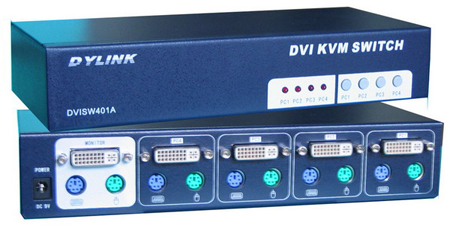 DVI切换器,4端口DVI切换,DVISW401A