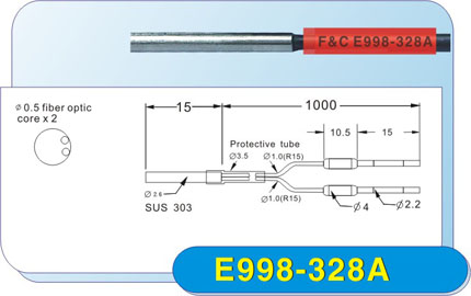 台湾E998-328A嘉准光纤管