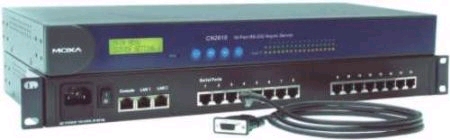 MOXA CN2650I-16-2AC 16串口双网口冗余型串口服务器