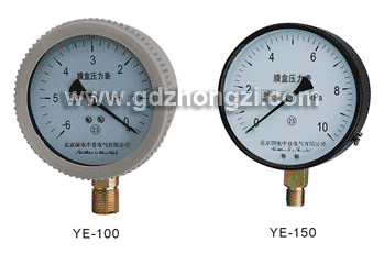 YE-100/150系列膜盒压力表