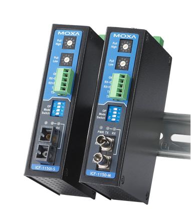 岳阳 MOXA ICF-1150I-S-SC 代理 光纤收发