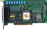 PCI总线8 路隔离数字量输入，8 路继电器输出卡