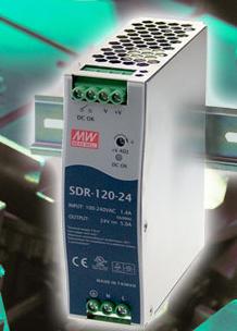 SDR-120pdQ?20WQ高效能薄型轨道式电源供应器
