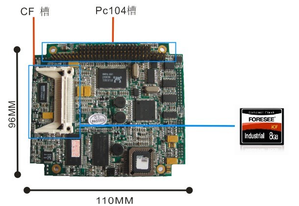 嵌入式X86工业主板PC104主板