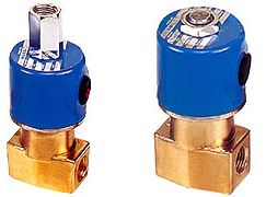 黄铜阀体直动式电磁阀系列适用于中性气体和液体。
