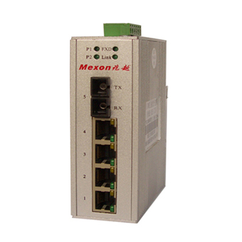 Mexon兆越MIE-1105系列1光4电工业以太网交换机