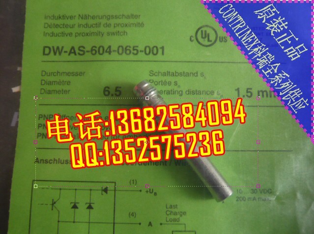 DW-AD-604-065-001接近开关DW-AD-604-065-001