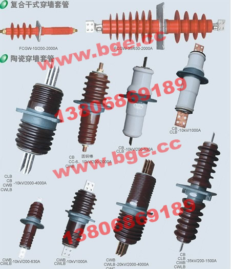 CWB、CWW、CMWW、CWVB、CW、CWL、CWWL高壓穿墻瓷套管