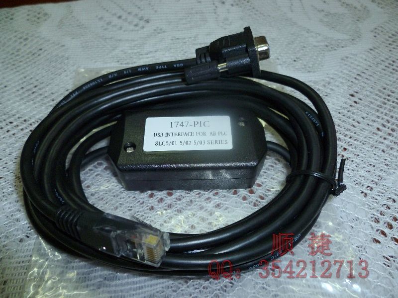 1747-PIC/1747-CP3 A-B PLC编程电缆
