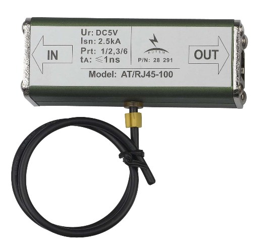 供应AT RJ45-100网络信号防雷器