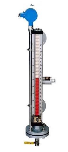 顶装磁性翻板液位计