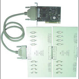 瑞旺rayon多串口卡，16口232.422/485转PCI总线