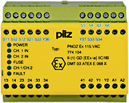 PILZ德国皮尔磁继电器774104 EX 115VAC