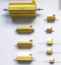 供应RX24黄金色铝壳功率型电阻 发热电阻