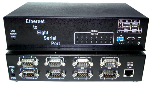 8串口服务器|8路串口服务器|rs-232串口服务器