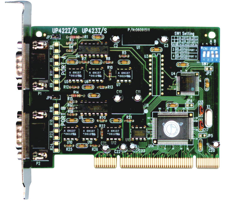 PCI Express总线串口卡，专业的rs232,422,485串口卡，瑞旺PCIe扩展卡