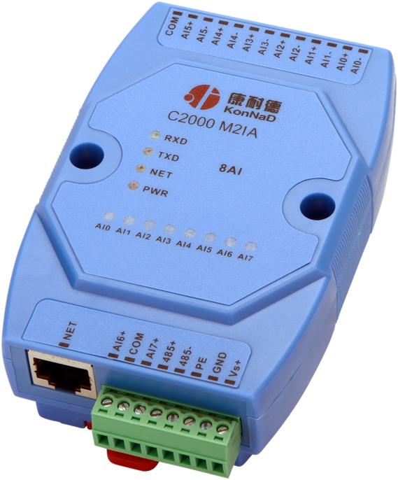 4mA~20mA模拟量转网络，以太网模拟量采集