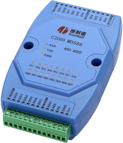 C2000 MDS88，数字量点对点采集控制，数字量转485