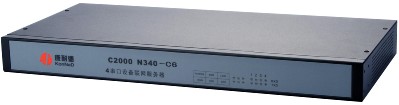 C2000 N340-C6:4路桌面式串口服务器,4串口转RJ45