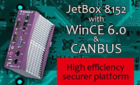 科洛理思工业嵌入式通讯计算机JetBox 8152新支持WinCE 6.0
