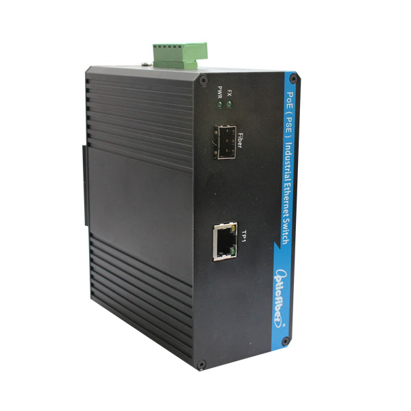 OP-GYP101G（PoE千兆1光1电）POE工业级光纤收发器