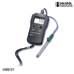  哈纳仪器专卖/便携式pH/温度测定仪，【种植土壤】 型号:H5HI99121，库号：M338755，