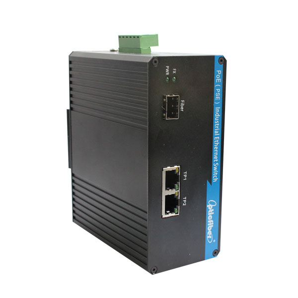 OP-GYP102G（PoE千兆1光2电）POE工业级光纤收发器 