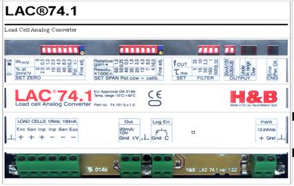  LAC74.1 信号变送器 丹麦H&B