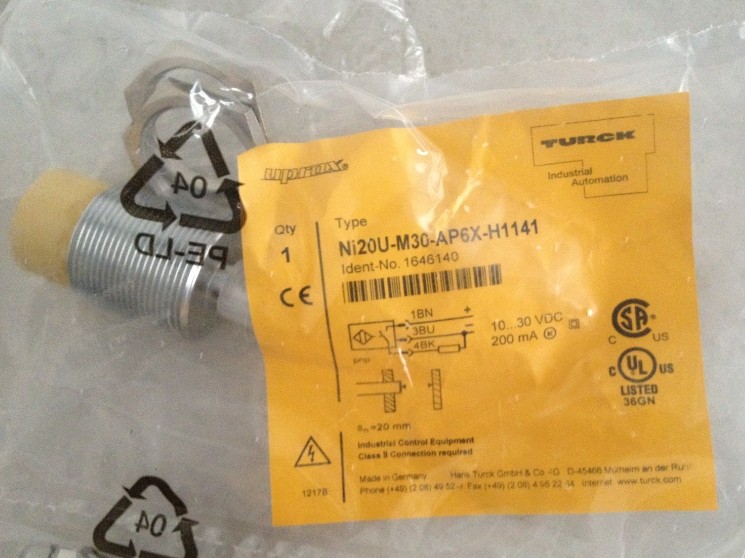 NI35-CP40-VP4X2 图尔克接近开关现货