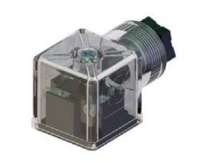 南京佛格电气供应电磁阀用接插件A型带电路LED