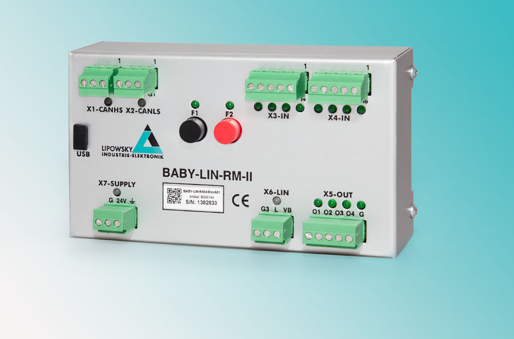 LIN转USB接口Baby-LIN-RM-II，带数字IO，可配PLC
