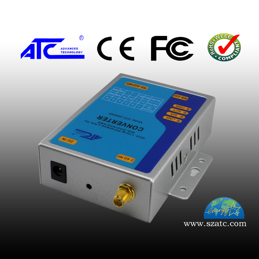 ATC-2000WF RS-232/485/422串口設備無線聯網