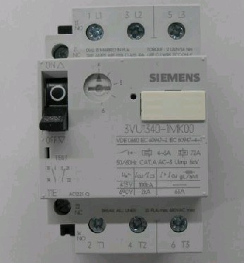 西门子3VU1340-0ML00马达保护断路器
